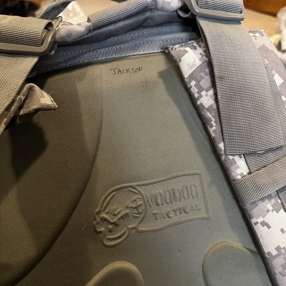 Voodoo Tactical Shoulder Bag Mens One Size Gray Camo MOLLE Hiking Pack Gear